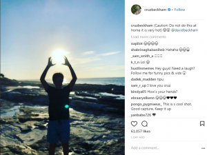 Cruz Beckham (Credit: Instagram)