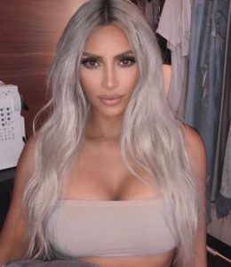 Kim likes to keep looking young too