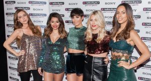 FAMEFLYNET - The Saturdays Arrive At The Radio City Christmas Live Event In Liverpool