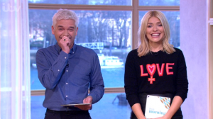 Phillip Scofield Holly Willoughby This morning (Credit: ITV)