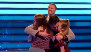 Take Me Out cousins hug (Credit: ITV)