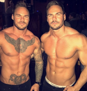 Scarlett moffatt Lee Wilkinson and Twin brother (Credit: Instagram)