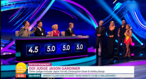 Dancing on ice judging panel 