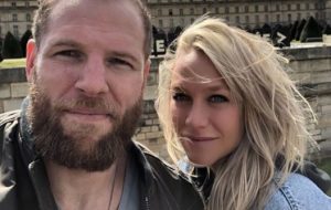Chloe Madeley and James Haskell engaged in Paris