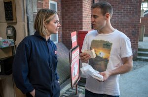 Abi and Tyrone chat Coronation Street 