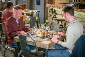 Sean tully, date, romance, money, bistro, Coronation Street