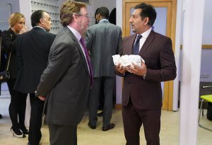 Masood Ahmed chats to Ian Beale in EastEnders