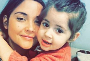 Jacqueline Jossa and her daughter Ella