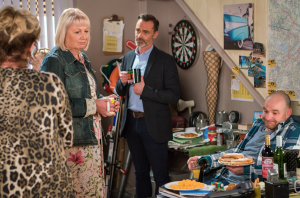 Eileen leaving party with Tim Coronation Street 