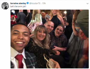 EastEnders Lorraine Stanley tweet at British Soap Awards