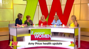 Amy Price on Loose Women (Credit: ITV)