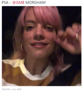 lily allen twitter video