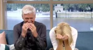 Holly Willoughby and Phillip Scofield on This Morning (Credit: ITV)