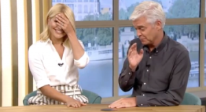 Holly Willoughby and Phillip Scofield on This Morning (Credit: ITV)