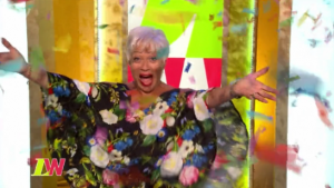 Denise Welch returns to Loose Women (Credit: ITV)
