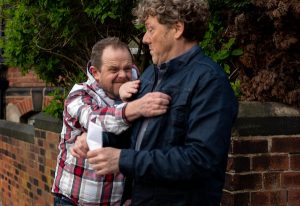 Dan chases down Daz in Emmerdale