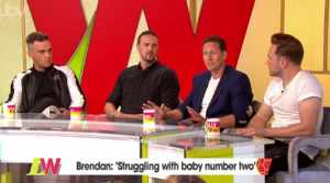 Brendan Cole on Loose Women (Credit: ITV)