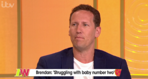 Brendan Cole on Loose Women (Credit: ITV)