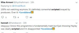 Love Island Twitter