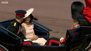 Meghan Markle and Prince Harry in horse-drawn carriage