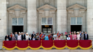 Royal Family at Buckingham Palace balcony