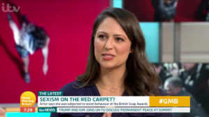 Nicola Thorp on Good Morning Britain (Credit: ITV)