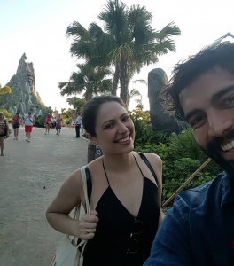 Nicola Thorp and Charlie de Melo