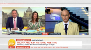 Susanna Reid and Piers Morgan on Good Morning Britain (Credit: ITV)