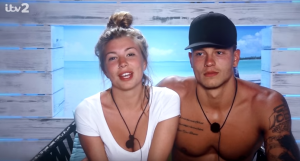 Love Island couple 2016 Alex Bowen and Olivia Buckland