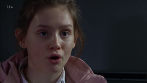 Emmerdale, Sarah questioned by police, crime