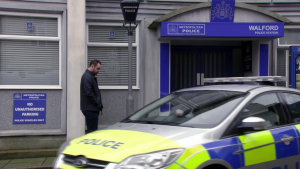 Mick Carter, eastEnders, police car