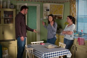 Martin, Sonia and Bex Fowler in EastEnders