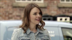 Tracy Barlow accepts when Steve McDonald proposes in Coronation Street