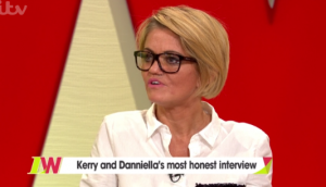 Kerry Katona and Danniella Westbrook on Loose Women (Credit: ITV)