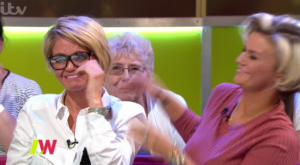 Kerry Katona and Danniella Westbrook on Loose Women (Credit: ITV)