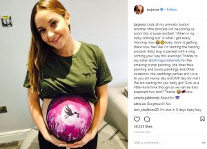 Pregnant Jacqueline Jossa (Credit: Instagram)