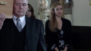 Eva Price, funeral, Aidan, Corrie