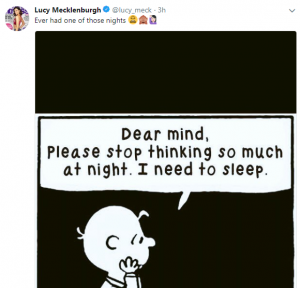 Lucy Mecklenburgh tweet