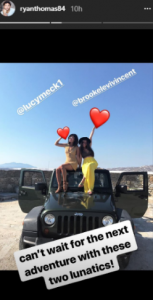 ryan thomas pic of Lucy Mecklenburgh and Brooke Vincent (Credit: Instagram)