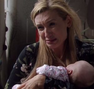 Eva Price finally received her baby back in Coronation Street on Friday