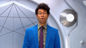 Crystal Maze host Richard Ayoade