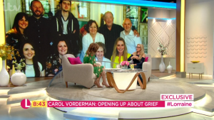 Carol Vorderman opening up about mum's death on Lorraine