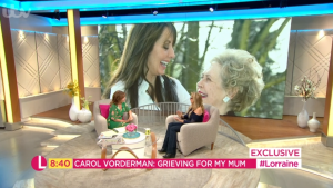 Carol Vordeman reflecting on mum's death on Lorraine