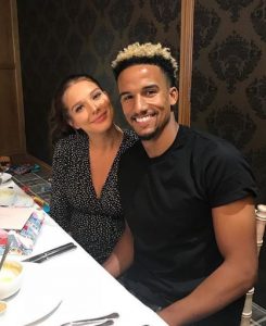 Helen Flanagan and Scott Sinclair