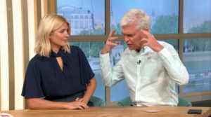 Holly Willoughby and Phillip Schofield on This Morning (ITV)