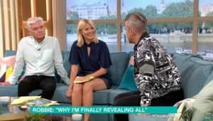 Robbie Williams on This Morning (ITV)