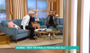 Robbie Williams on This Morning (Credit: ITV)