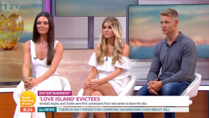 Love Island's Kendall, Hayley and Charlie on GMB 