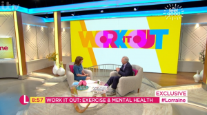 Lorraine Kelly and Dr Hilary on Lorraine (Credit: ITV)