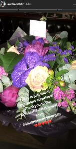 Cath Tyldesley on her fianl day on Corrie set (Credit: Instagram)